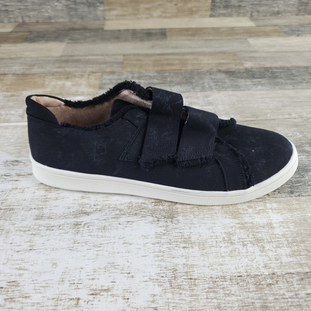LifeStride Nonstop Womens Shoes Sz 11 Wide Black Hook & Loop Slip On Sneakers